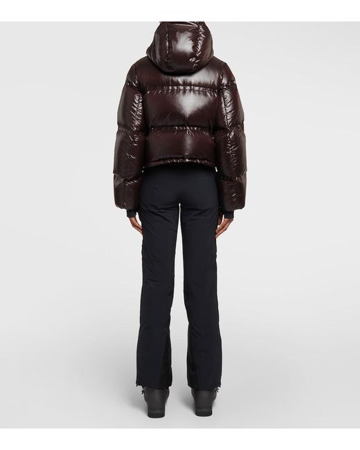 Aztech Mountain Brown Minnie Cropped Down Ski Jacket
