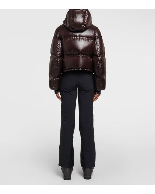 Aztech Mountain Brown Minnie Cropped Down Ski Jacket