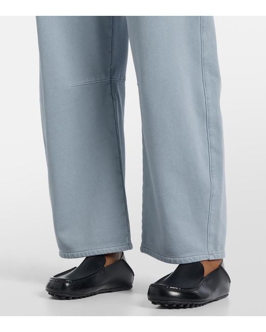 Citizens of Humanity Blue Miro Cotton Fleece Sweatpants