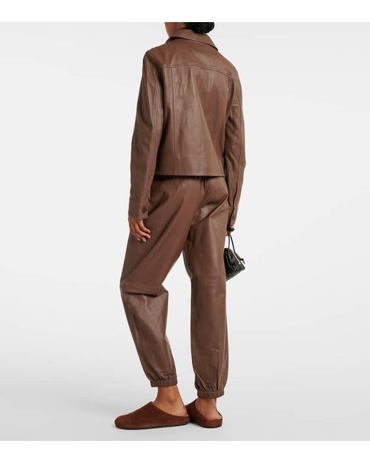 Joseph Brown Leather Jacket