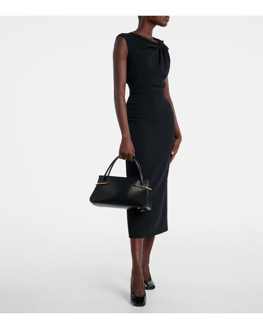 Givenchy Black Pinch Medium Leather Tote Bag