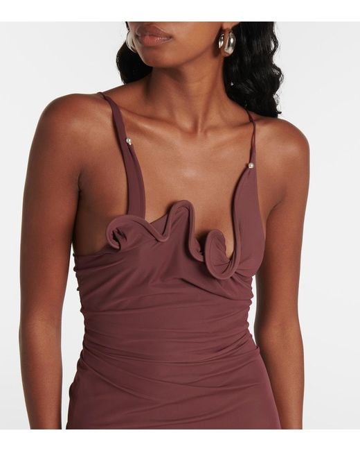 Christopher Esber Purple Venus Gown