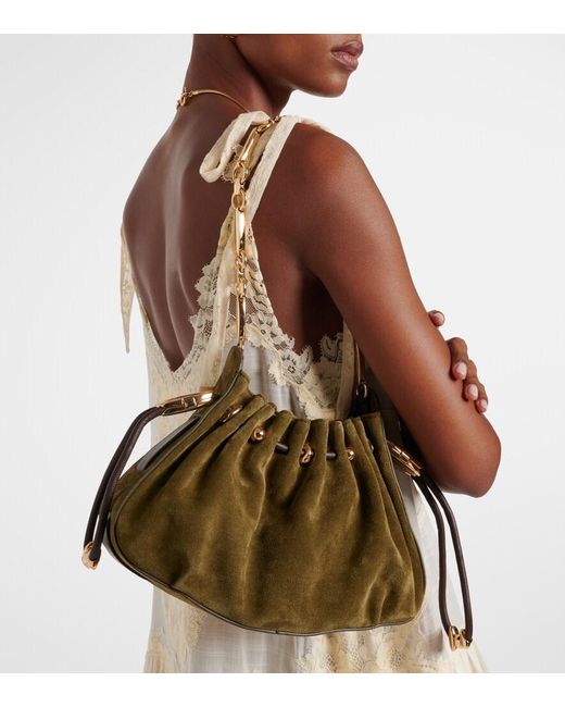 Zimmermann Brown Halcyon Suede Shoulder Bag
