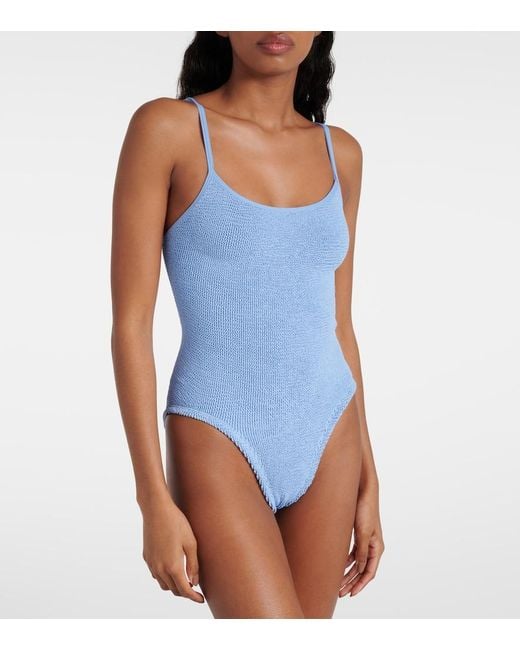 Hunza G Blue Pamela Swimsuit