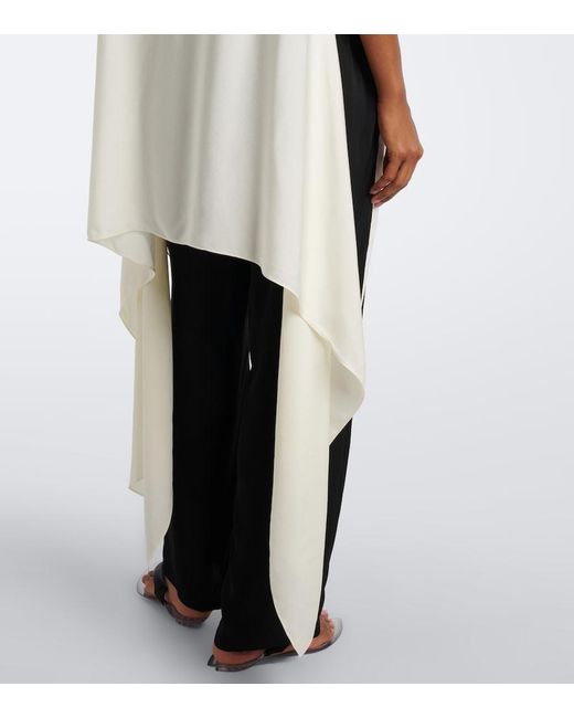 Alaïa White Asymmetric Cady Top