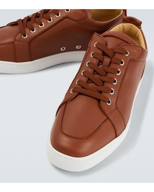 Christian Louboutin Sneakers Rantulow Orlato Aus Leder in Brown für Herren