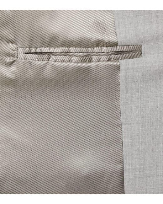 Loewe Gray Wool Blazer for men