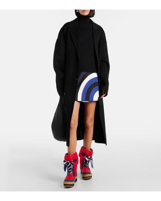 Emilio Pucci Red Iride Snow Boots
