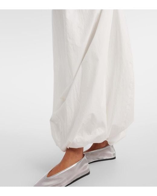 Faithfull The Brand White Anais Cotton Maxi Dress