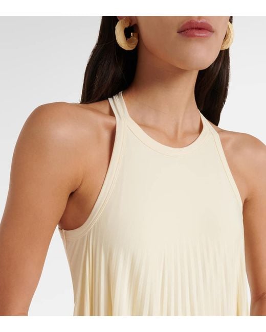 Sportmax White Maxikleid Verdier
