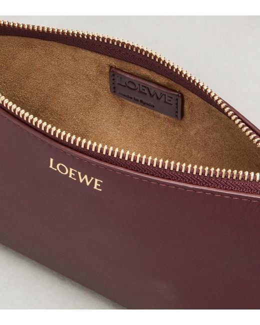 Loewe Purple Joya Leather Shoulder Bag