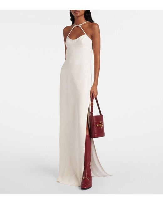 Gucci White Neutrals Dresses