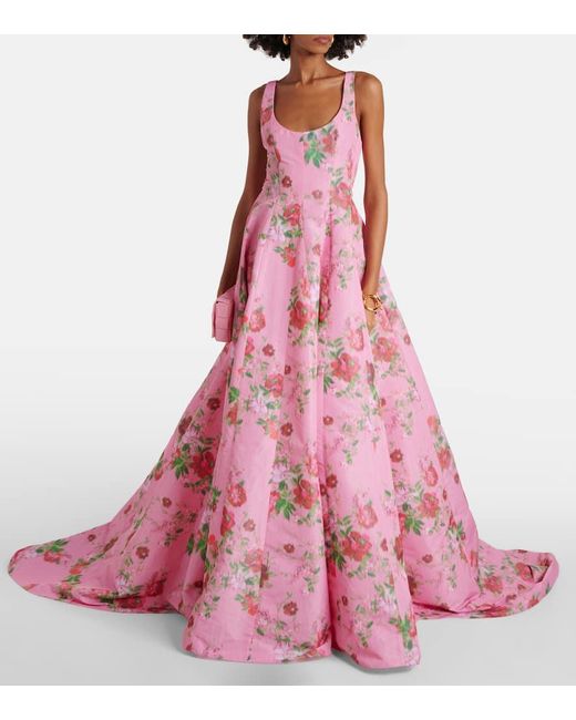 Vestido de fiesta Botticelli floral Markarian de color Pink