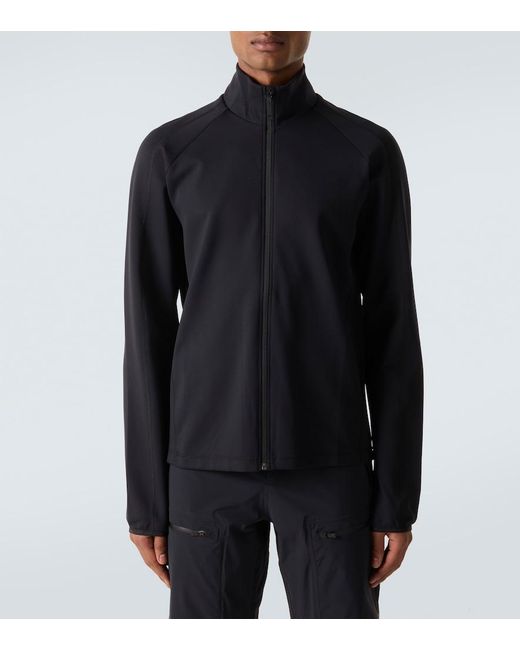 Aztech Mountain Blue Aztech Fleece Zip-Up Ski Top for men