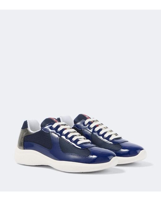 Prada Blue America's Cup Sneakers for men