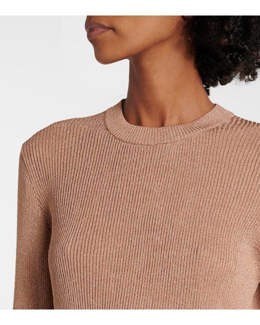 Chloé Brown Minikleid Aus Strick