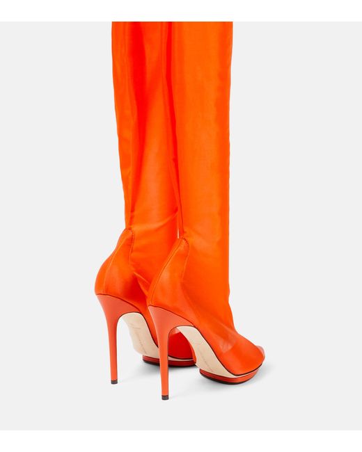 victoria beckham red boots