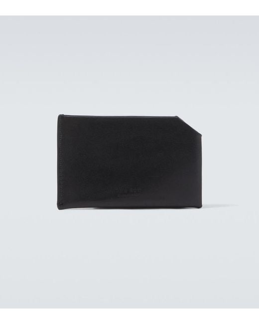 The Row Black Leather Wallet for men