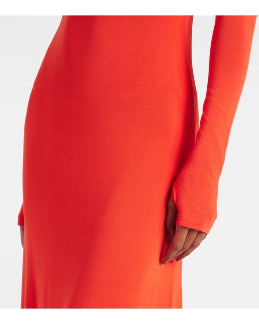 Sir Red Valejo Halter Knit Maxi Dress