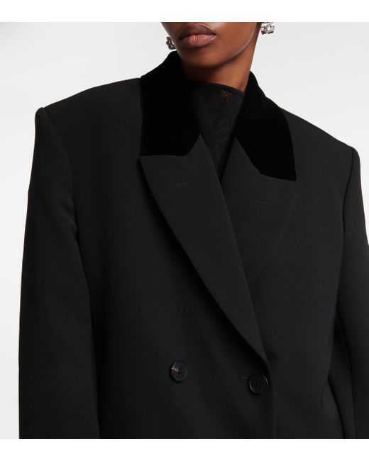 Manteau en laine Givenchy en coloris Black