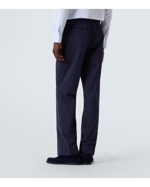 Saman Amel Gerade Hose Amo Aus Baumwolle Und Kaschmir in Blue für Herren