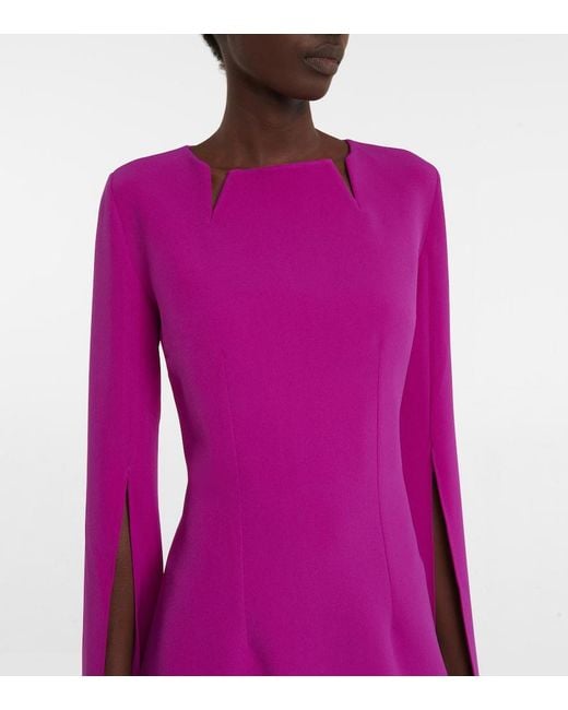 Safiyaa Purple Crepe Gown
