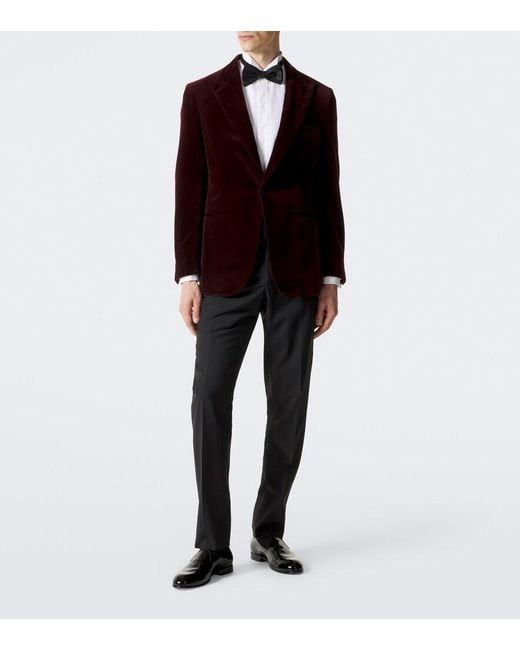 Brioni Black Leather Slip-On Loafers for men