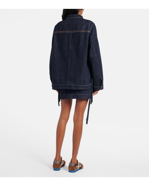 Loewe Blue Workwear Denim Jacket