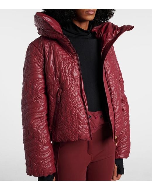 Goldbergh Red Solaria Quilted Down Ski Jacket
