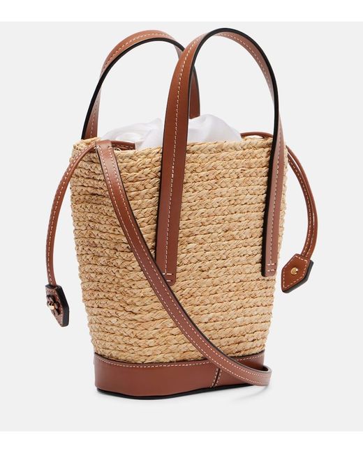 Sac Seau Rv Skate Mini En Raphia Roger Vivier en coloris Brown