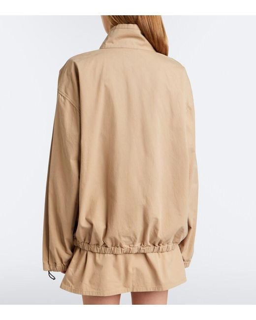 Miu Miu Natural Cotton Gabardine Jacket