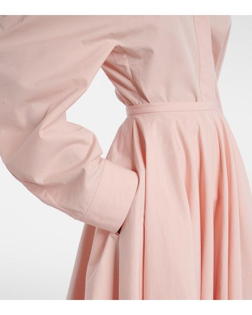 Givenchy Pink Cotton Midi Skirt