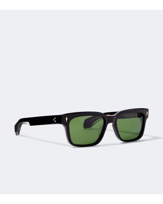 Jacques Marie Mage Green Molino 55 Square Sunglasses for men