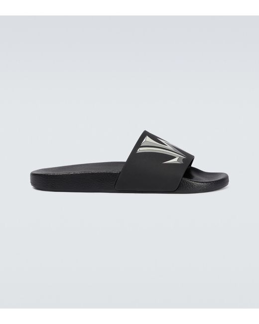 JW Anderson Pool Rubber Slides in Black for Men Lyst