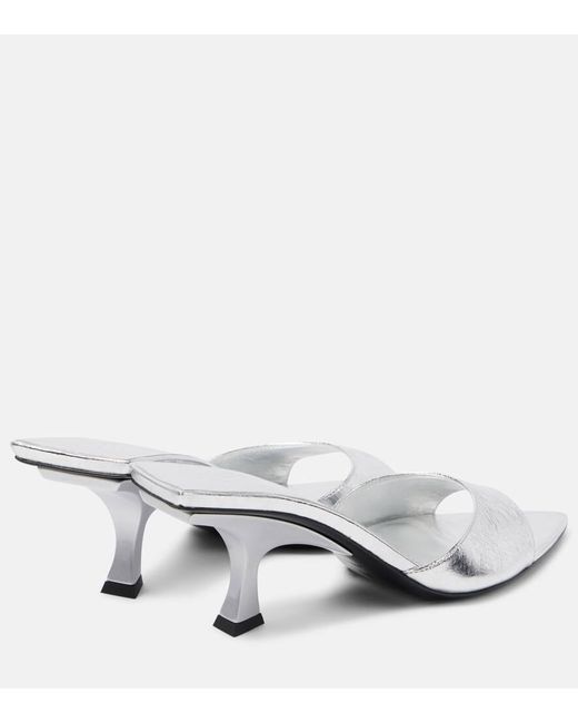 Mules Bes 65 di The Attico in White