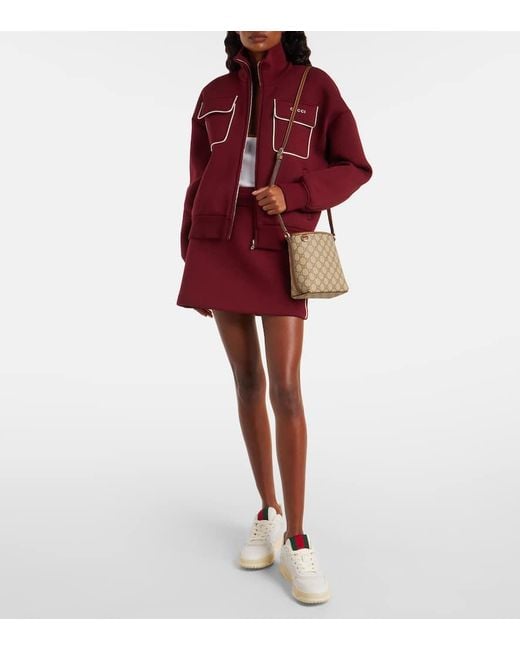 Gucci Metallic Gg Emblem Small Bucket Bag