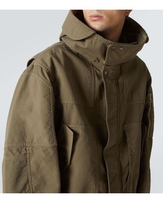 Dries Van Noten Jacke Aus Baumwolle in Green für Herren