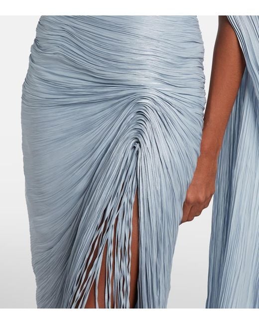 Marmar Halim Blue Robe Tatiana