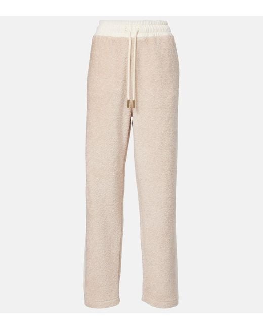 Moncler Natural Terry Sweatpants
