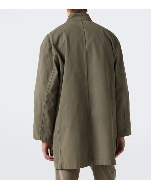 The Row Green Simeau Cotton Car Coat for men
