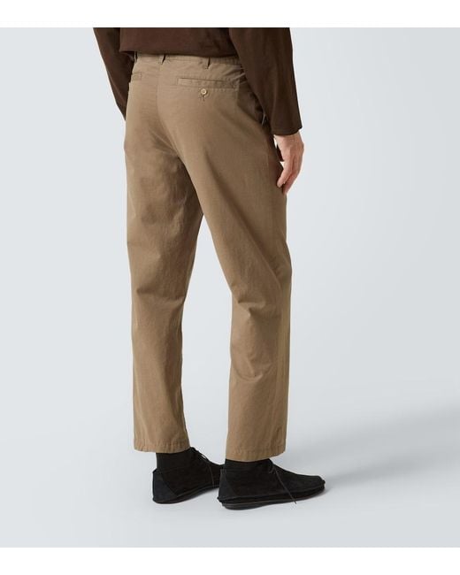 The Row Natural Zach Cotton And Cashmere Gabardine Chinos for men