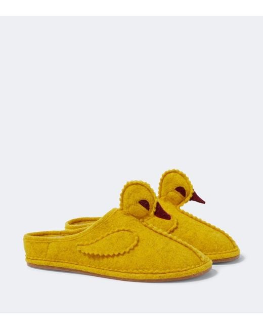 Slippers di Bode in Yellow da Uomo
