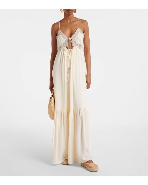 Jimmy Choo Natural Espadrilles Aciel Mit Leder