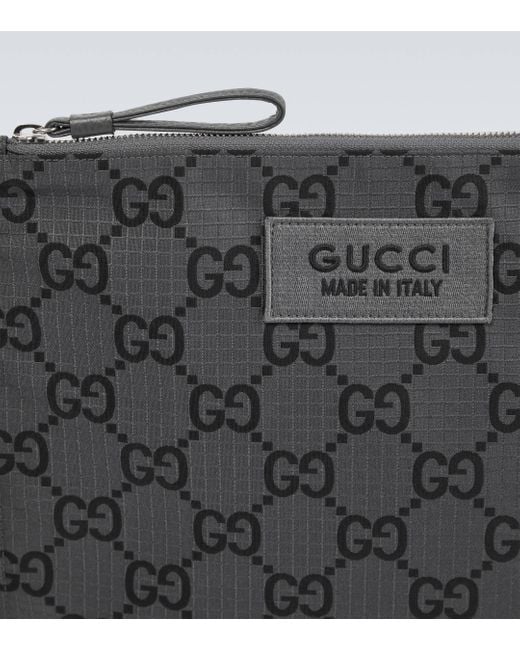 Pochette GG Gucci pour homme en coloris Gray