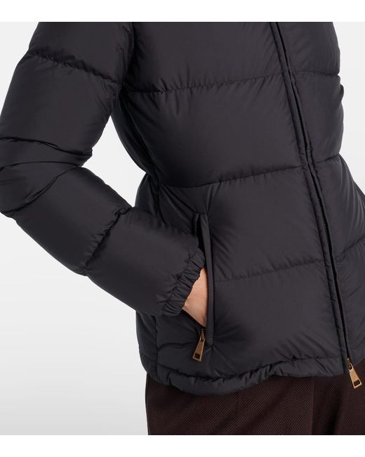 Piumino Trapuntato di Moncler in Black
