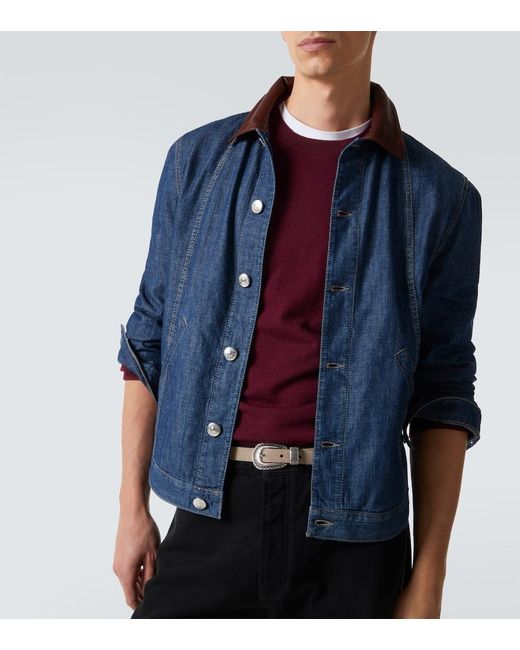 Brunello Cucinelli Blue Coats for men