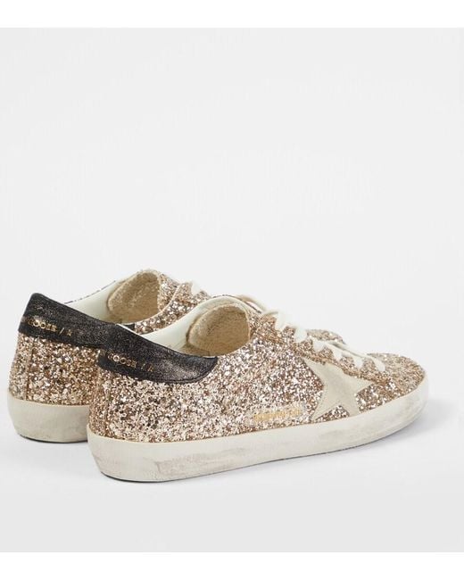 Golden Goose Deluxe Brand Metallic Superstar Glitter Sneakers