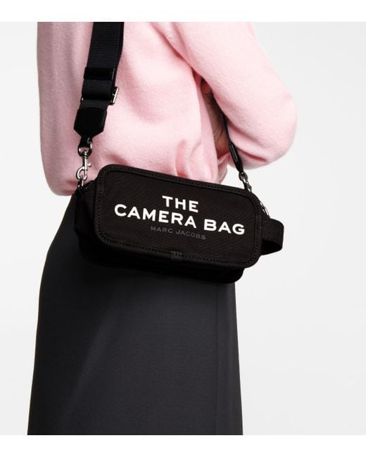 MARC JACOBS: The Camera bag in canvas - Black