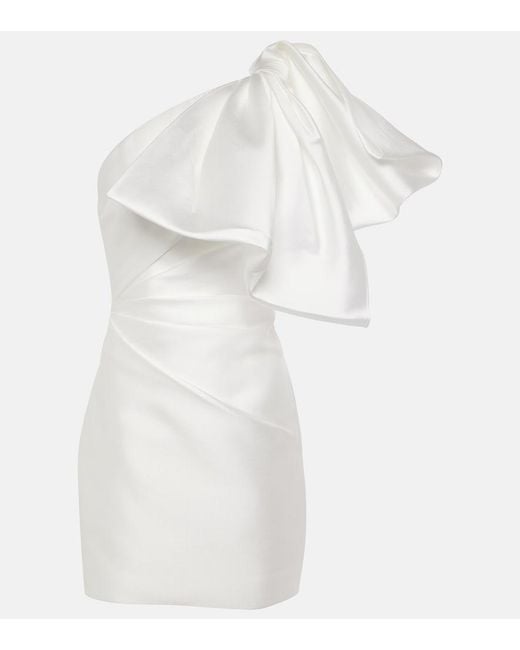 Solace London White Marcela Mini Dress