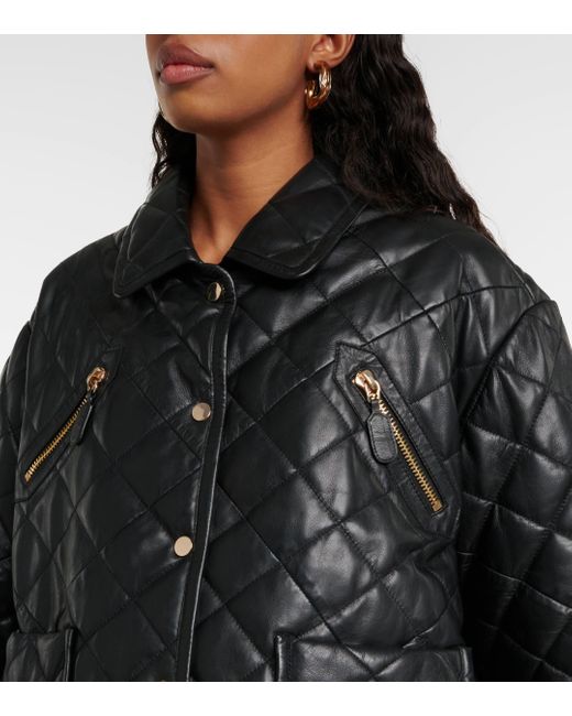 Dorothee Schumacher Black Sleek Statement Leather Jacket